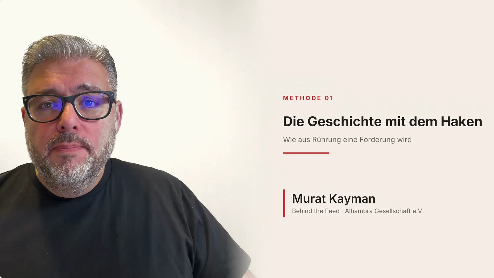 Standbild aus dem Video Die Geschichte mit dem Haken der Reihe Behind the Feed